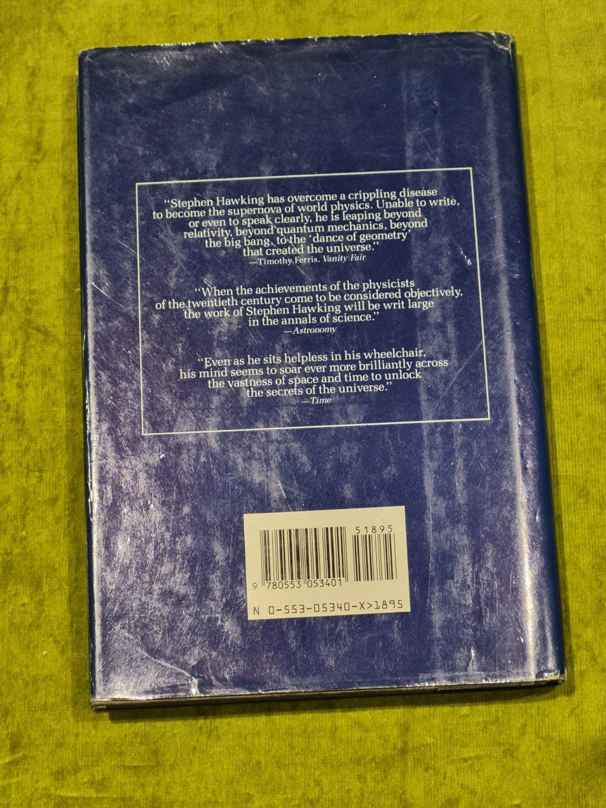 A Brief History of Time by Stephen Hawking 1st/3rd US Edition (Hardcover, 1988)2