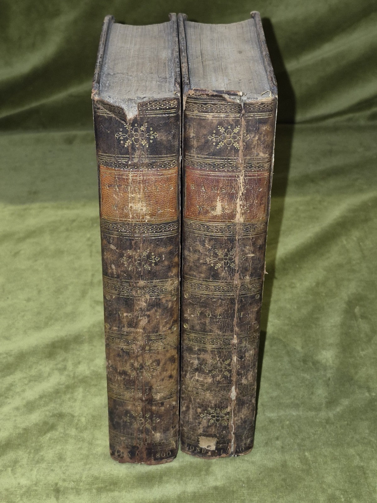 The Poems of Allan Ramsay. A New Edition with Life of the Author 2 Vols0