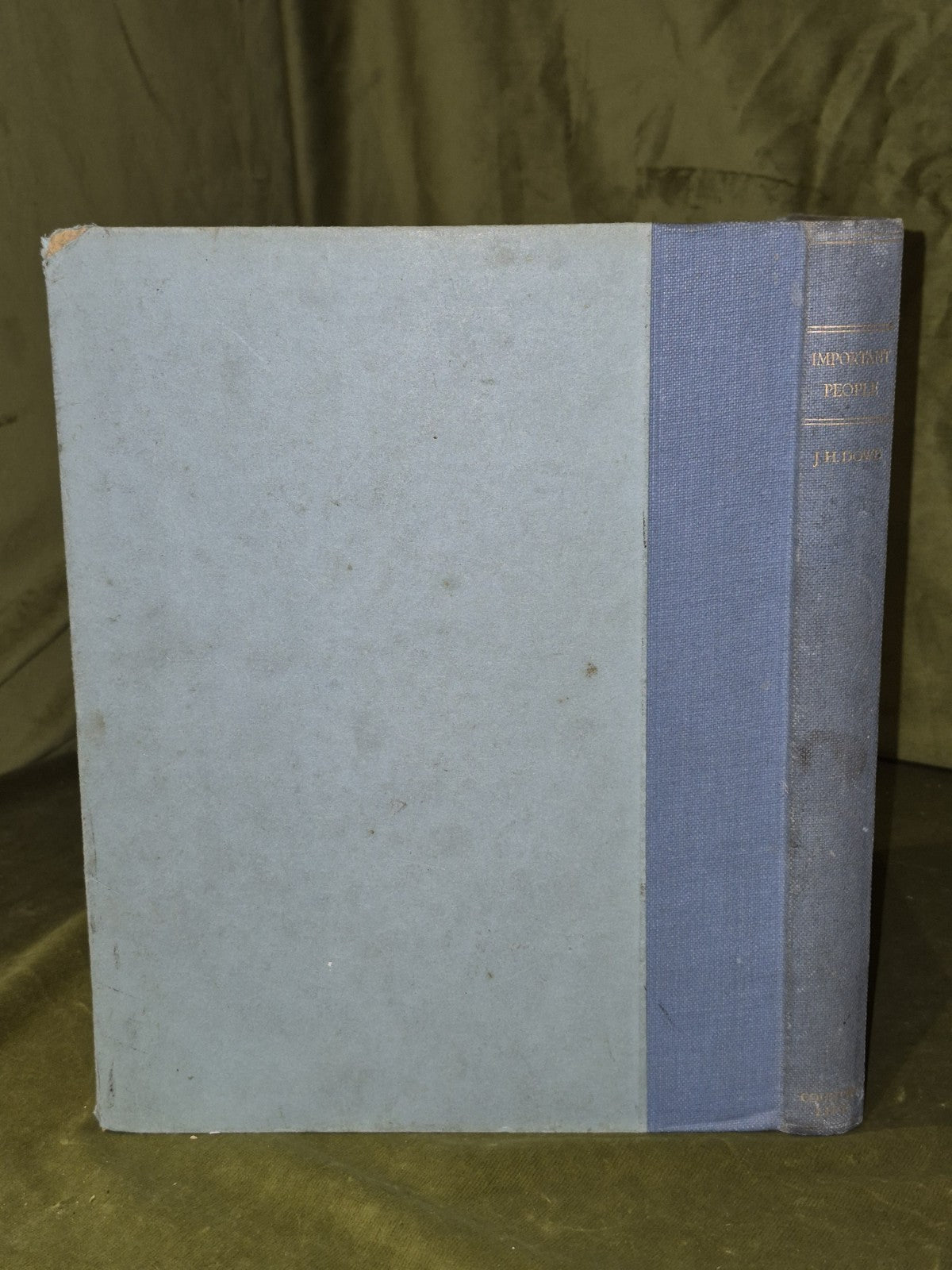 Important People by J. H. Dowd (1930 First Edition) London: Country Life1