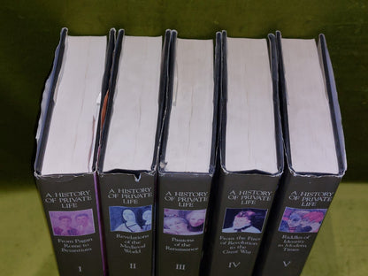 A History of Private Life Complete 5 Volume Set: Belknap Harvard (1987)1