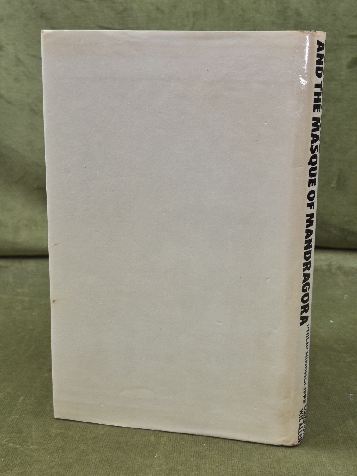 Doctor Who And The Masque Of Mandragora Hardback ExLib Philip Hinchcliffe1