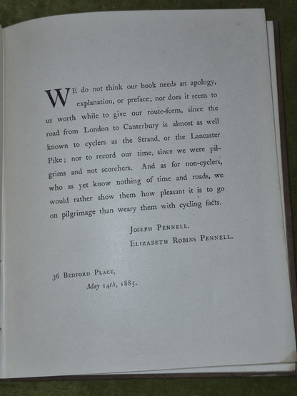 A Canterbury Pilgrimage 1885 Robins Pennell Seeley and Company5