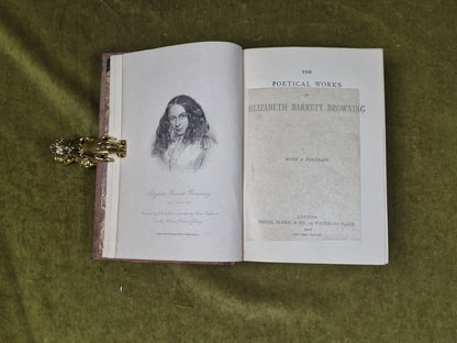 The Poetical Works of Elizabeth Barrett Browning - Smith Elder & Co 1906 Leather5
