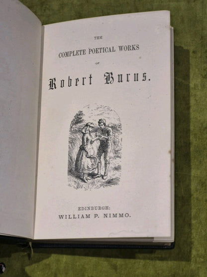 Robert Burns - The Complete Poetical Works - William Nimmo 1874 Fine Binding10