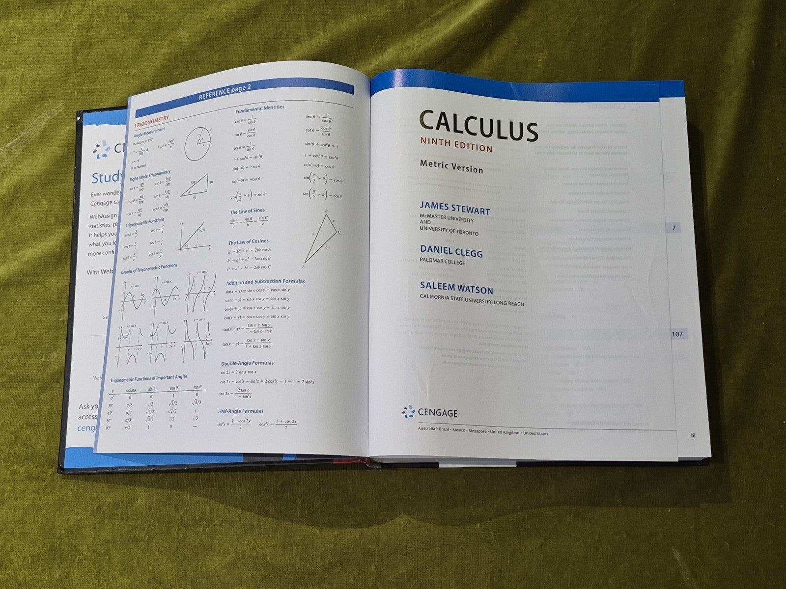 Calculus , Metric Edition (9E) - James Stewart , Daniel K. Clegg , Saleem Watson4