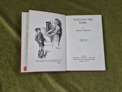 William the Rebel by Richmal Crompton , George Newnes 1966 , 18th Imp. HB DJ4