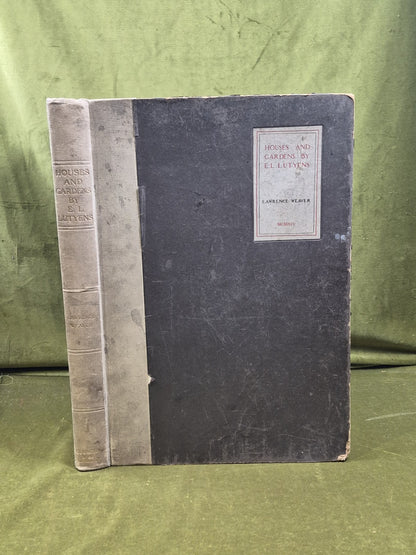 Houses and Gardens by E.L. Lutyens Weaver, Lawrence 1914 reprint Hardback0