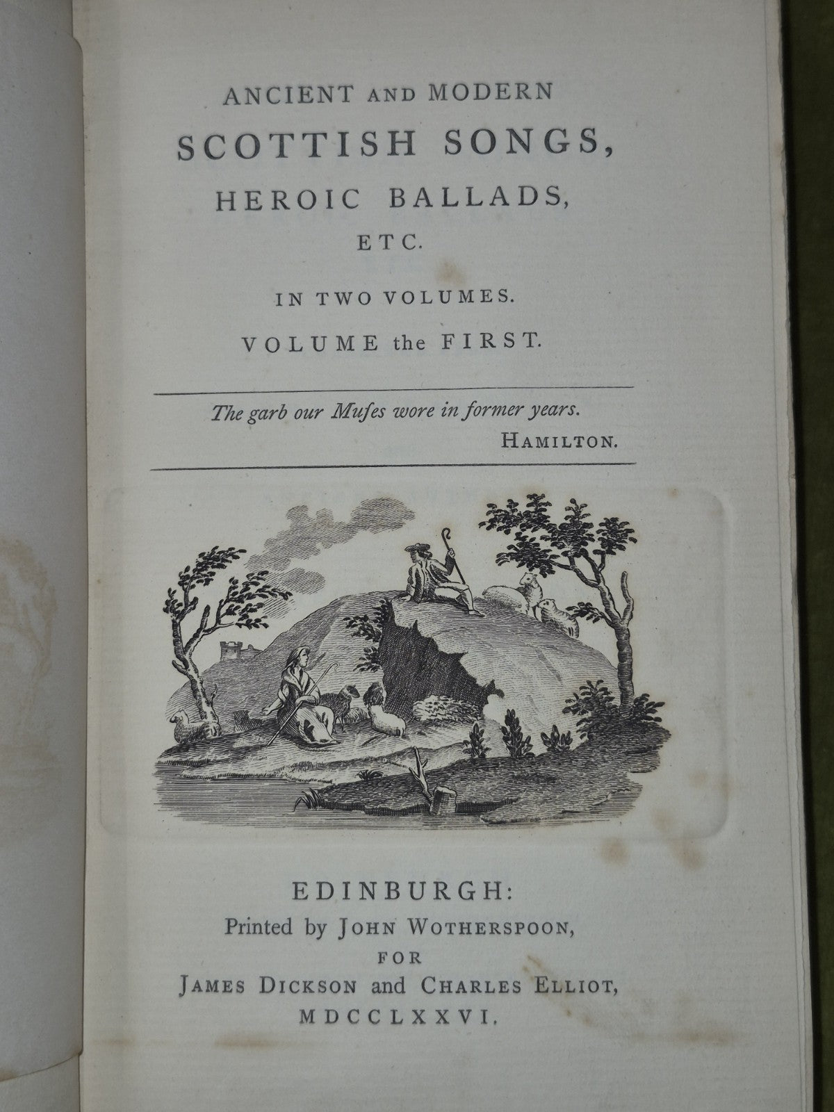 Scottish Songs Heroic Ballads David Herd 1869 Two Volumes Kerr & Richardson 8