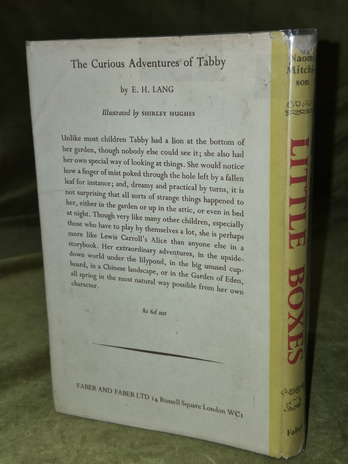 Little Boxes by Naomi Mitchison 1st ed Hardcover Faber & Faber First Edition1