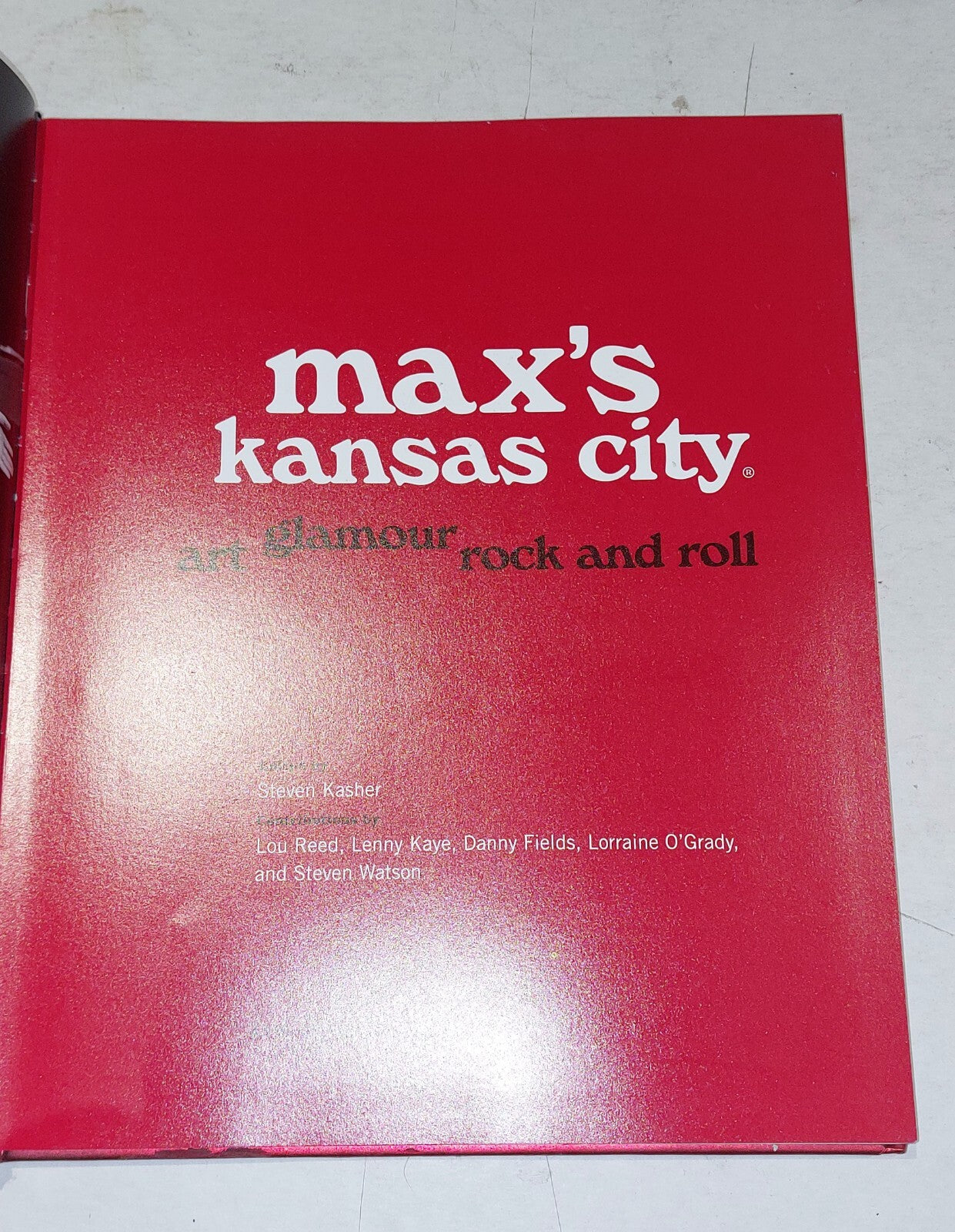 Max's Kansas City Art, Glamour, Rock and Roll Steven Kasher Hb Book3