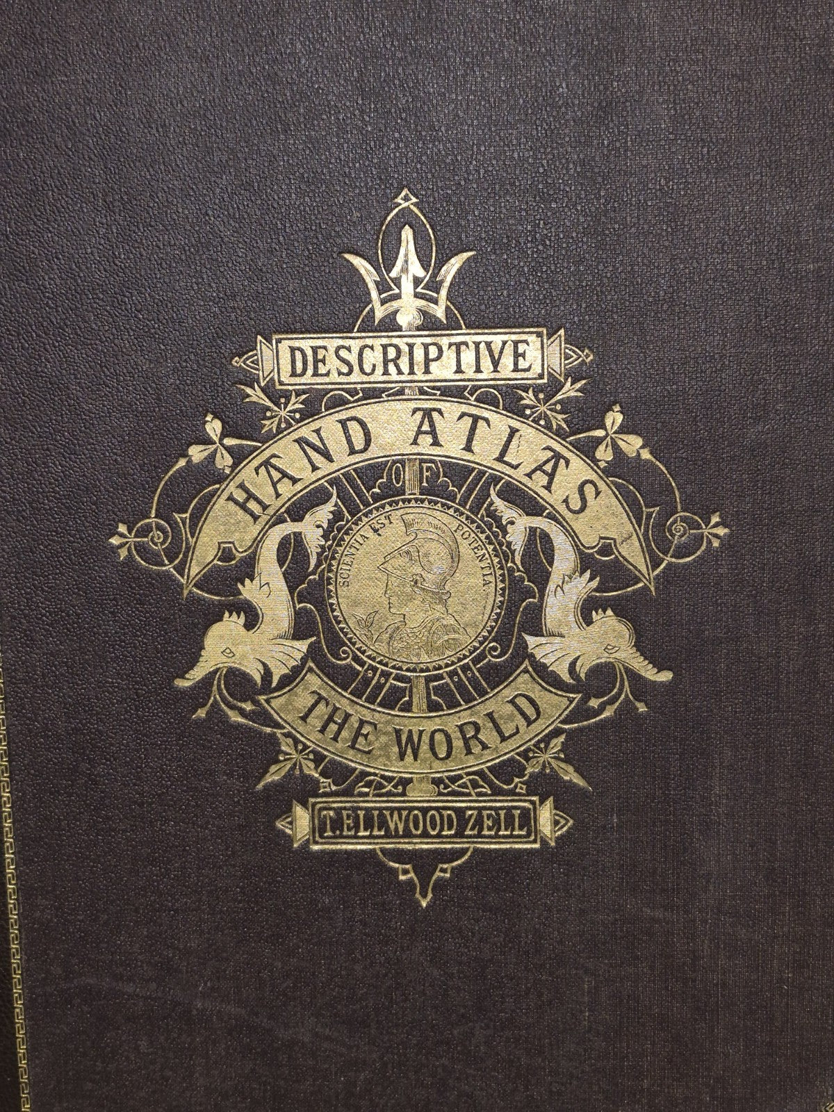 Zell's Descriptive Hand Atlas of The World (1875) John Bartholemew Ellwood Zell0
