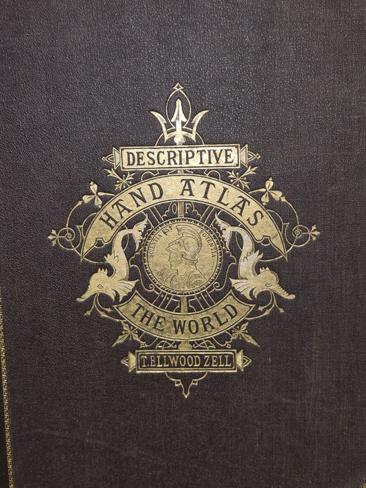 Zell's Descriptive Hand Atlas of The World (1875) John Bartholemew Ellwood Zell0
