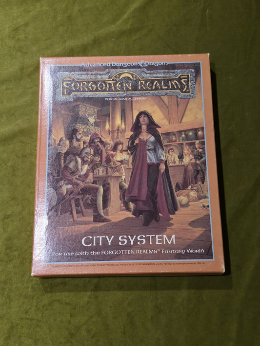 AD&D Forgotten Realms City System Boxed Set + Waterdeep & the North - complete.0