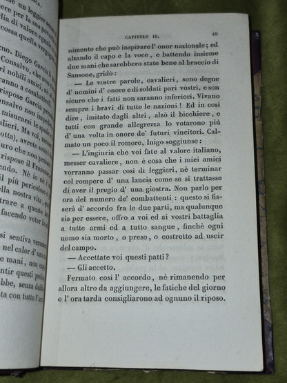 Ettore Fieramoca La Disfida Di Barletta Racconto Di Massimo D'Azeglio 18377