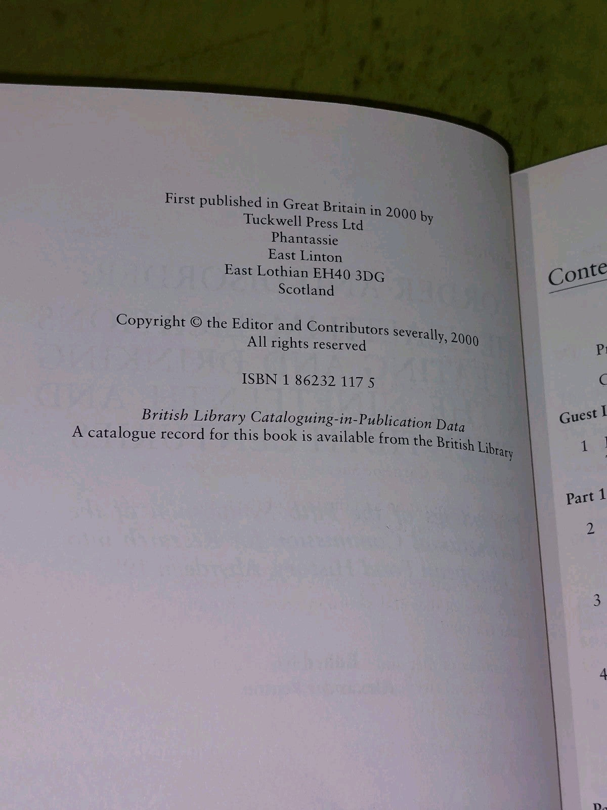 Order and Disorder: Health Implications of Eating & Drinking (2000) A Fenton Hb4