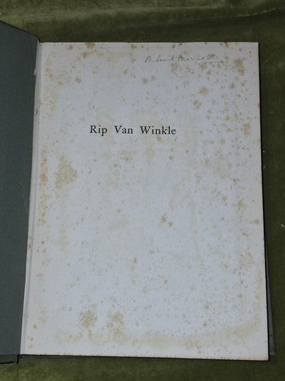 Rip van Winkle WASHINGTON IRVING Illustrated ARTHUR RACKHAM Heinemann 1908 Print5