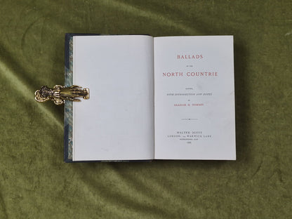 Graham R Tomson - Ballads of the North Countrie , Scott 1888 Half-Calf Binding4