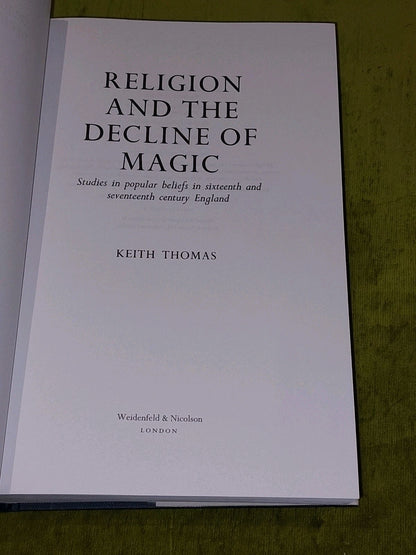 Religion and The Decline of Magic (1997) Thomas, Keith3