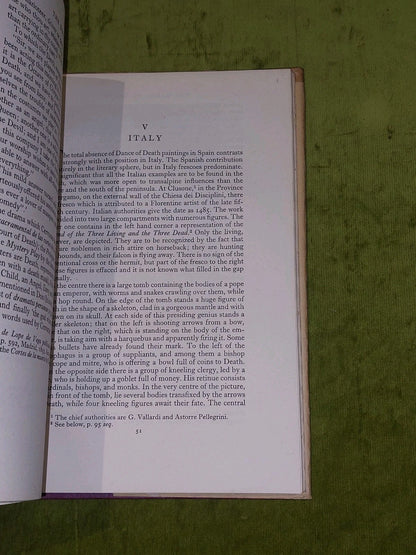 Dance of Death in Late Medieval and Renaissance Europe by James M. Clark 1950 hb6