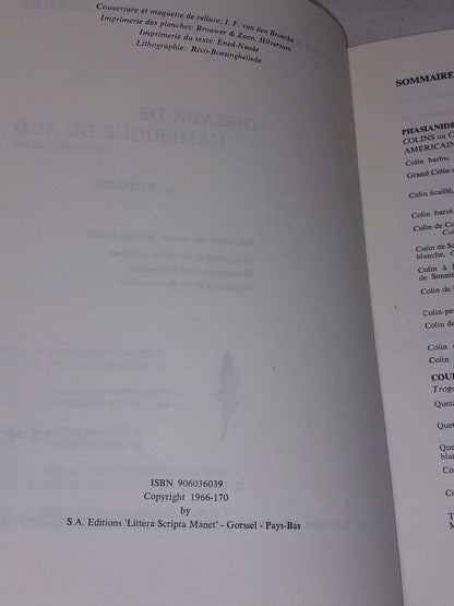 Oiseaux de l'Amérique du SudBy A. Rutgers [Vol. 1&2] Hb Books5