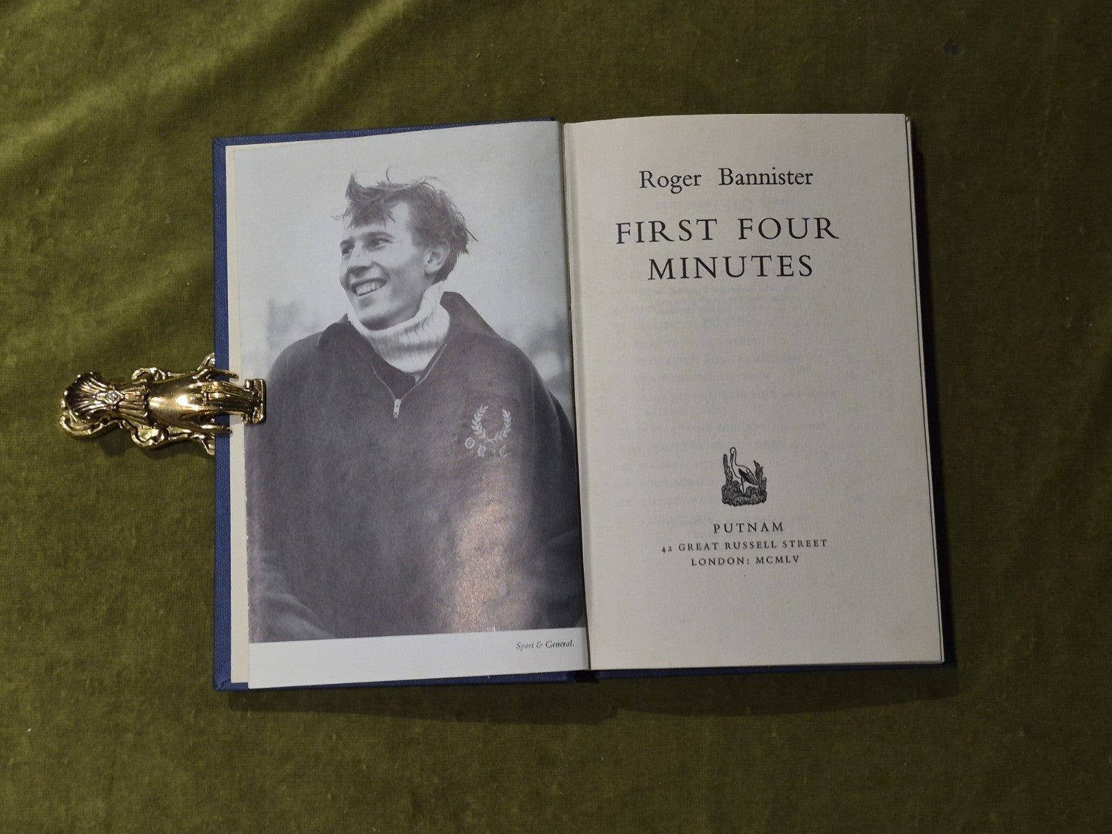 First Four Minutes - Roger Bannister, 1955 First Edition SIGNED BY AUTHOR4