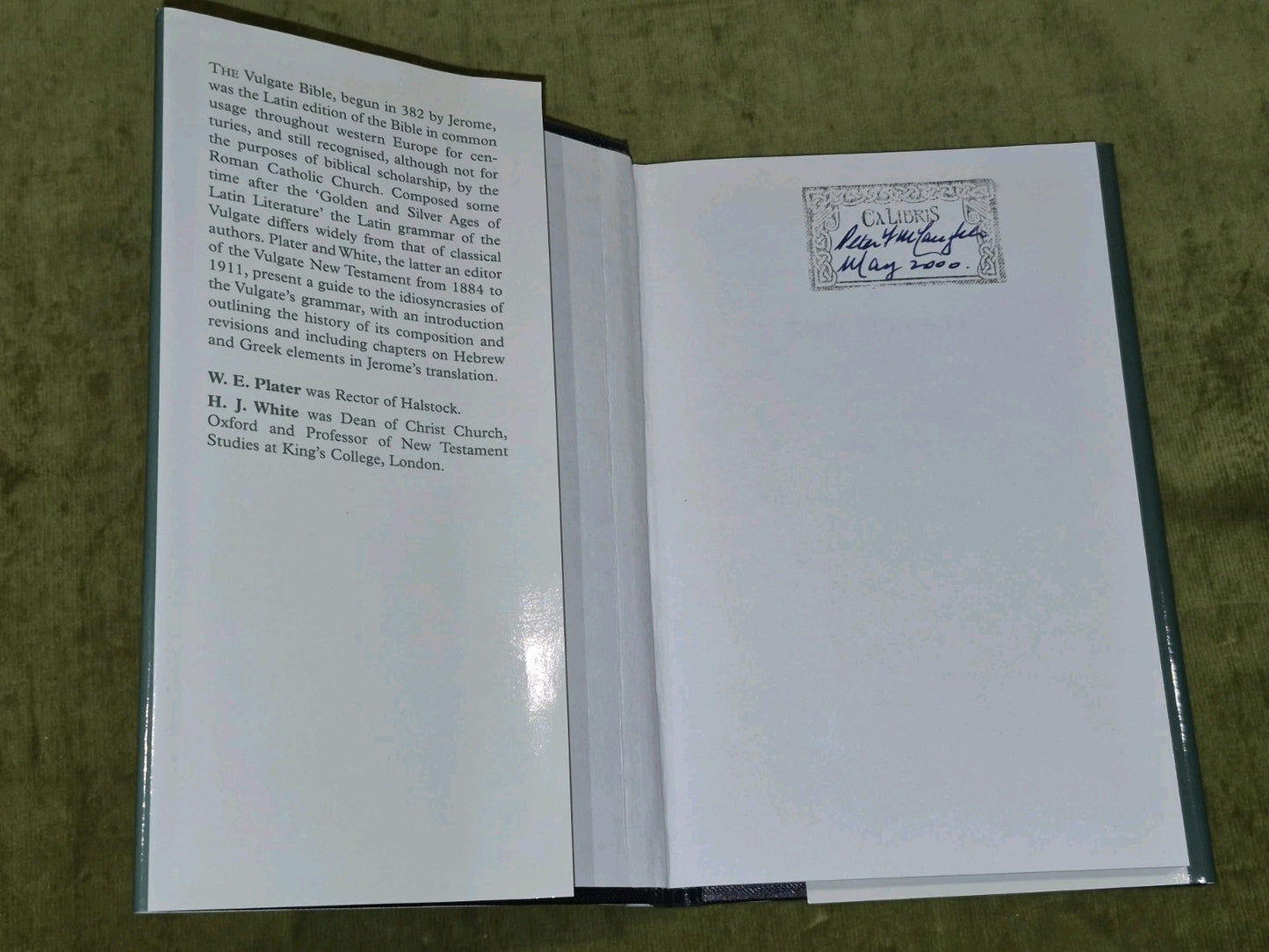 A Grammar of the Vulgate: An Introduction (1997) Plater and White4