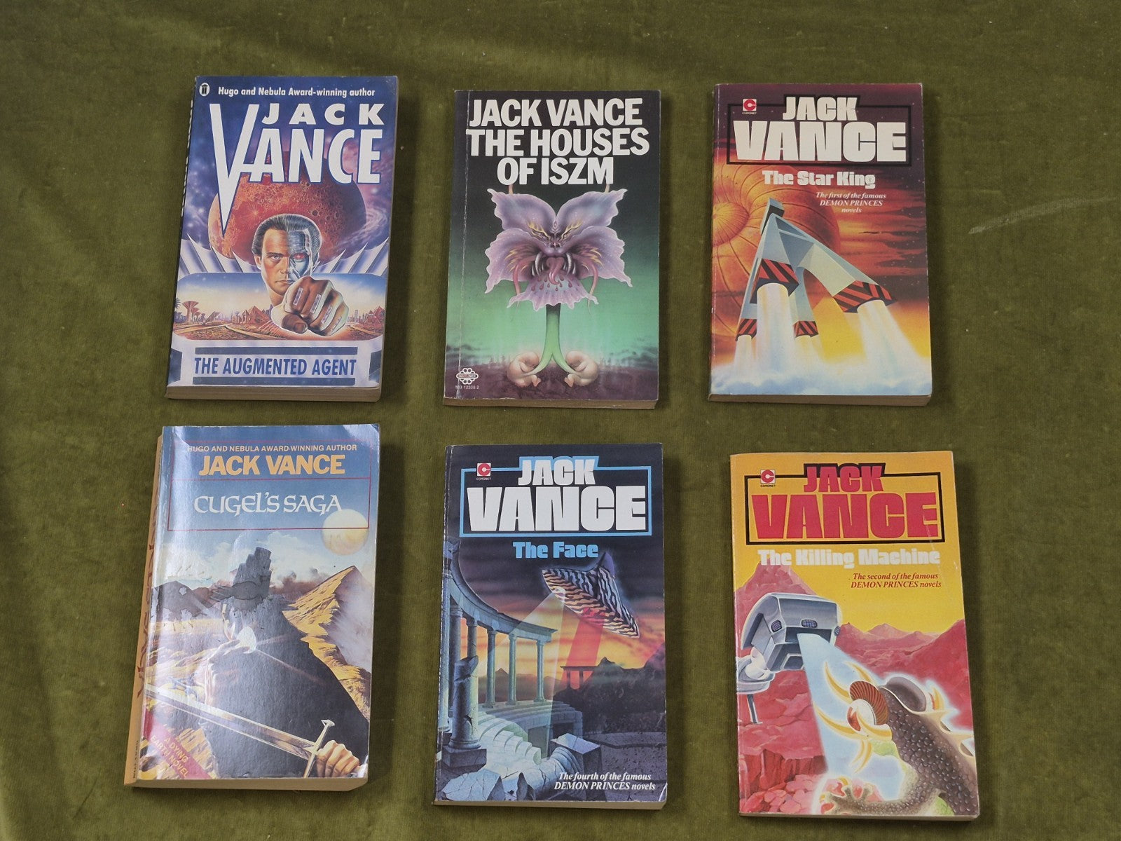 6 Jack Vance Vintage Sci-Fi Novels, Paperback0