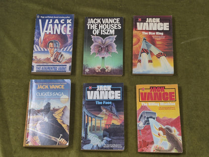 6 Jack Vance Vintage Sci-Fi Novels, Paperback0