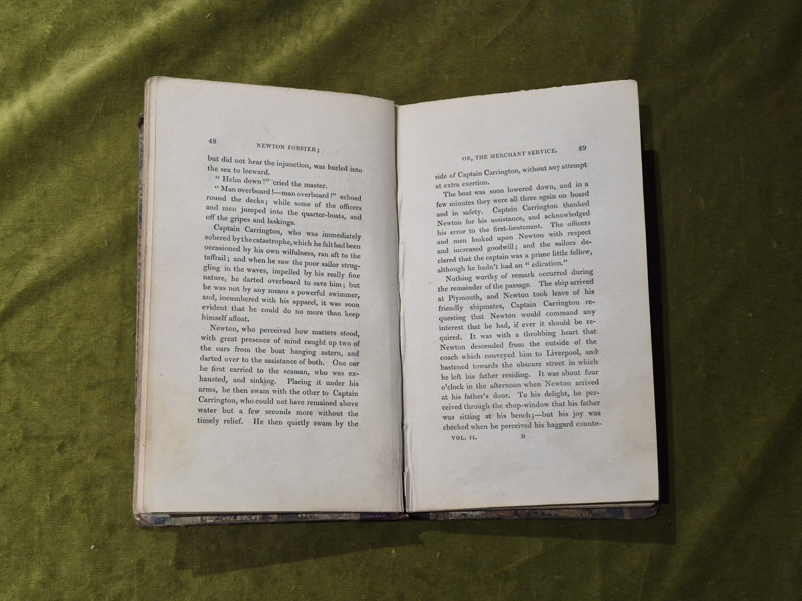 Captain Frederick  : NEWTON FORSTER or The Merchant Service in 3 volumes 18388