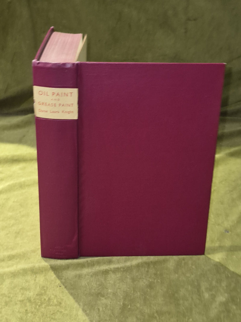 Oil Paint and Grease Paint Autobiography of Laura Knight  1936 early reprint HB0