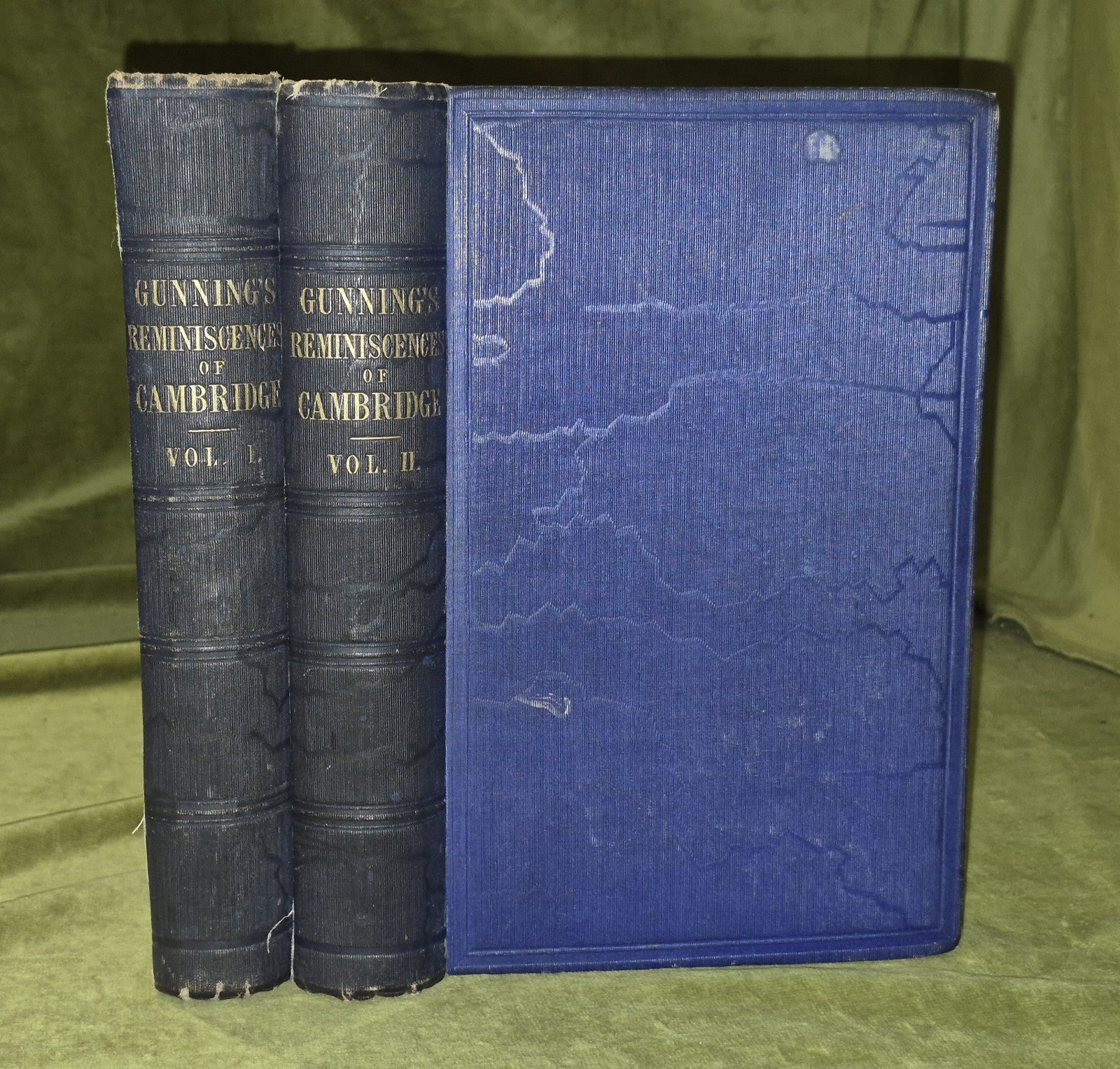 Reminiscences of Cambridge Henry Gunning 1854 Two Volumes Set0