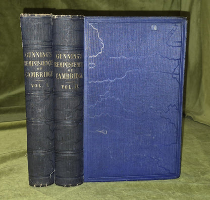 Reminiscences of Cambridge Henry Gunning 1854 Two Volumes Set0