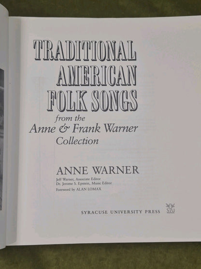 Traditional American Folk Songs from the Anne and Frank Warner Collection3