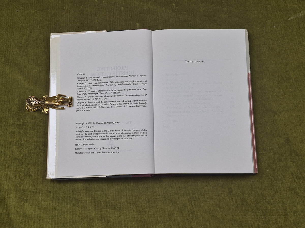 Projective Identification and Psychotherapeutic Technique Thomas6