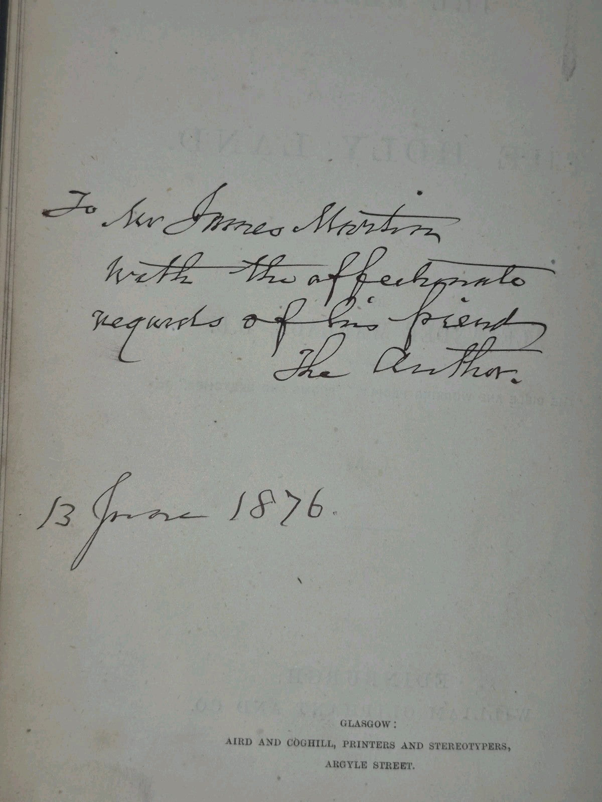 The Desert and the Holy Land 1868 Alexander Wallace William Oliphant 7