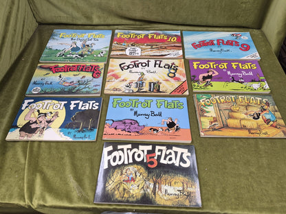 Footrot Flats Murray Ball Set 1 2 3 4 5 6 and  8 9 10 Dog's Tale 0