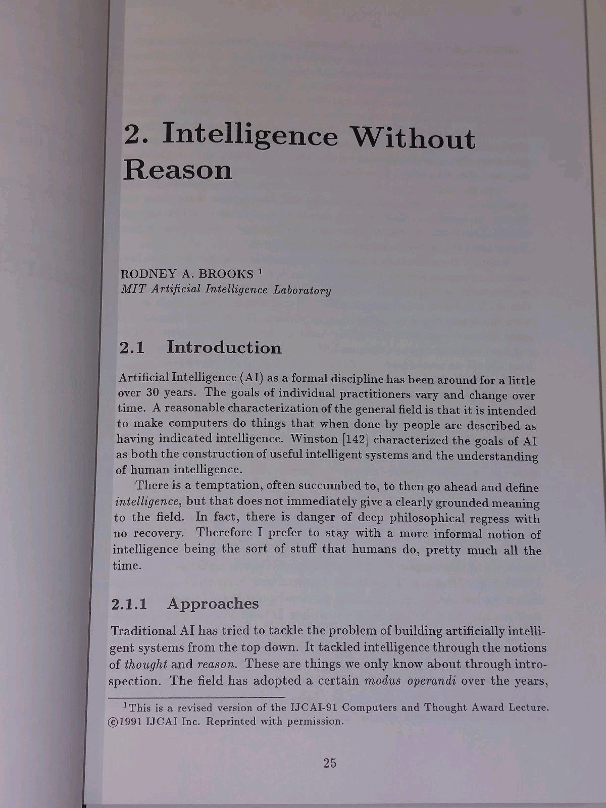Artificial Life Route to Artificial Intelligence by Luc Steels (1995)4