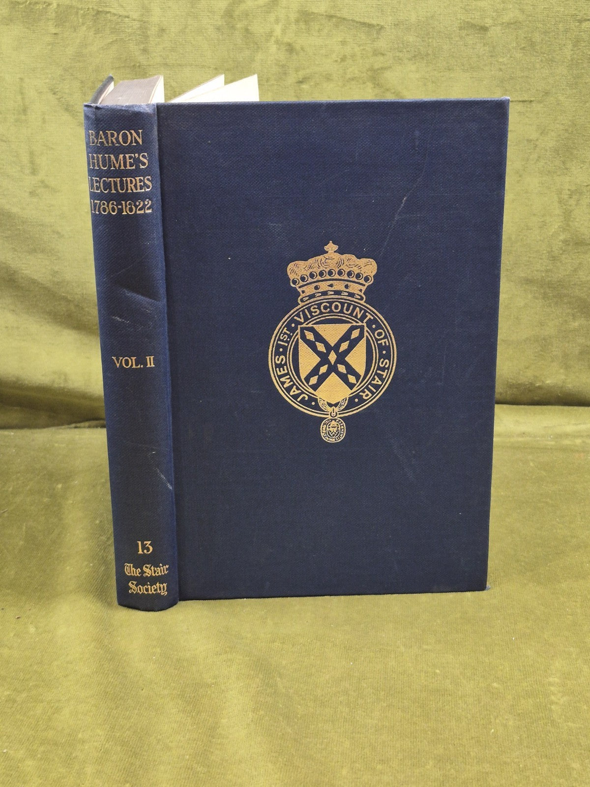 Baron David Hume's Lectures Vol 2 - ed. G Campobell H Paton Stair Society 19490