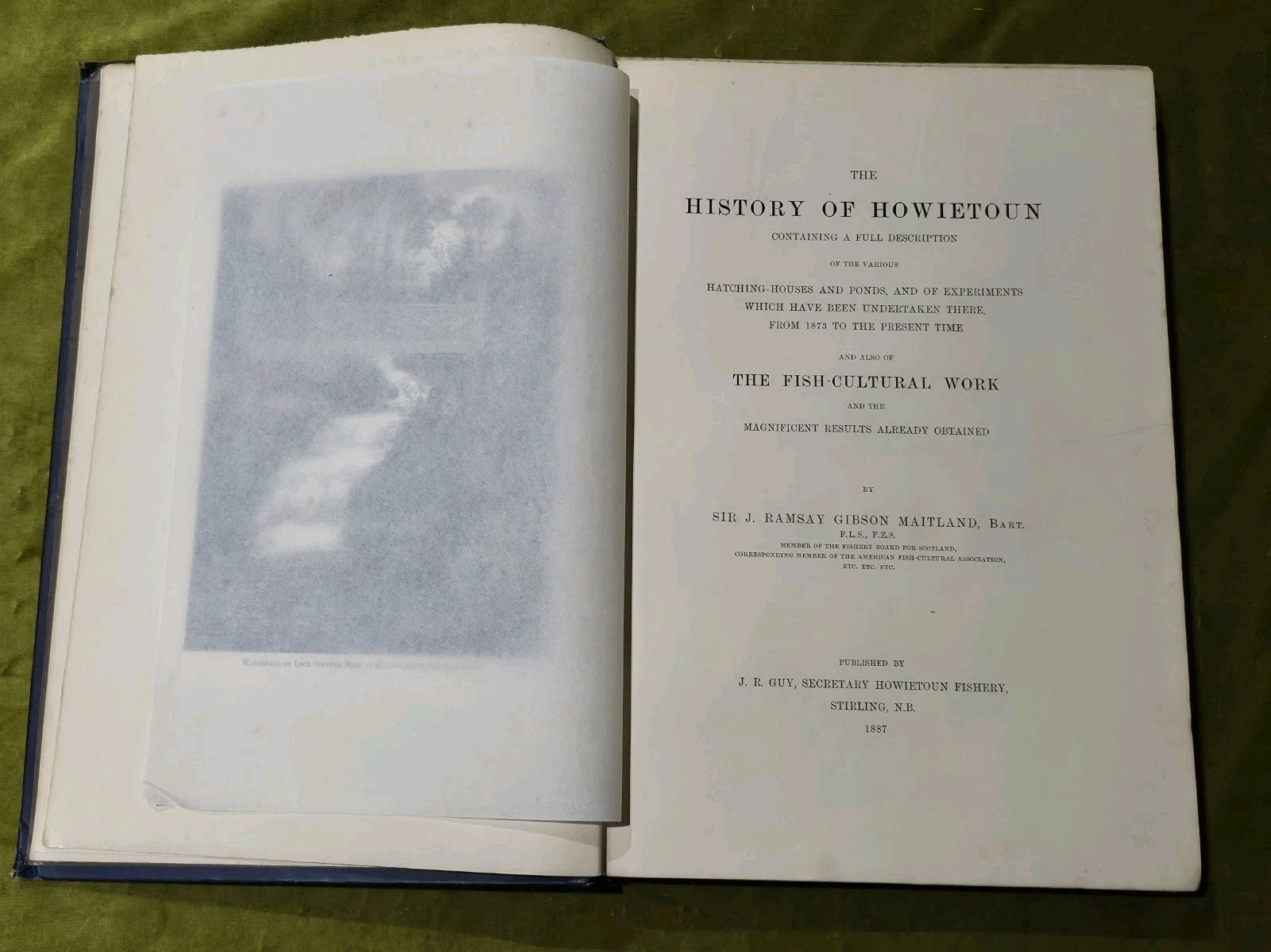 The History of Howietoun, Sir J Ramsay Gibson Maitland 1887 Hardback5