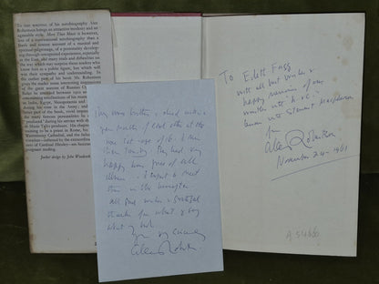 More Than Music (1961 First) Alec Robertson - SIGNED with Letter from Author3