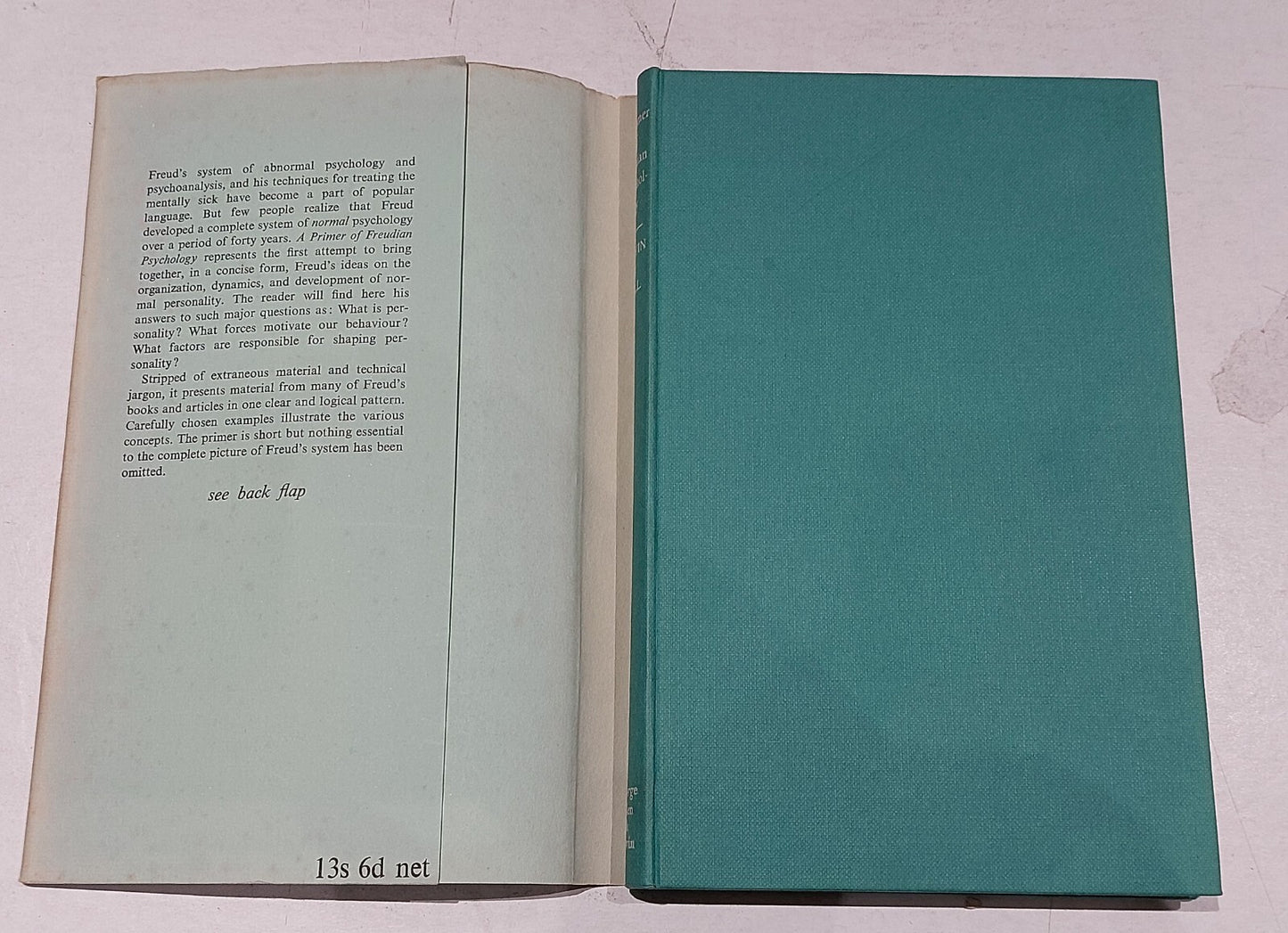 A Primer of Freudian Psychology By Calvin S. Hall (1956) Hb Book3