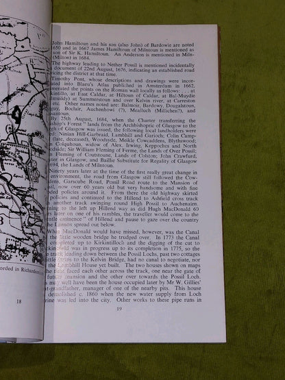 Glasgow N.W. A Short History of Lambhill, Possil ... Bill Taylor (SIGNED)6