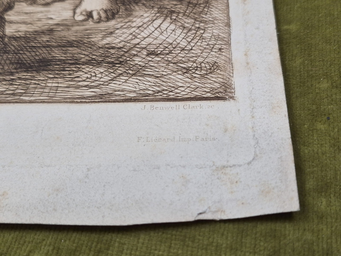 Joseph Benwell Clark Pallas Juno and Venus Etching George Frederick Watts 18808