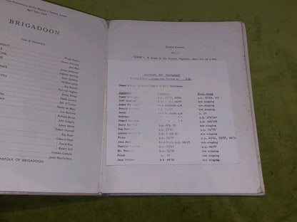 Brigadoon  Vocal Score  Billy Love [Sam Fox Publishing] hb book3