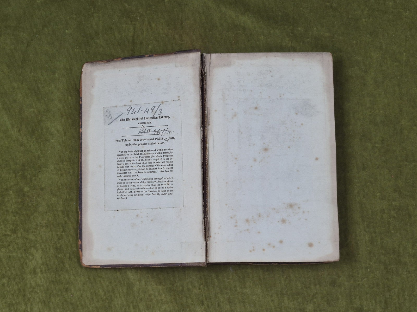 The History of Galloway from the Earliest Period to the Present Time 1841 Ex Lib3
