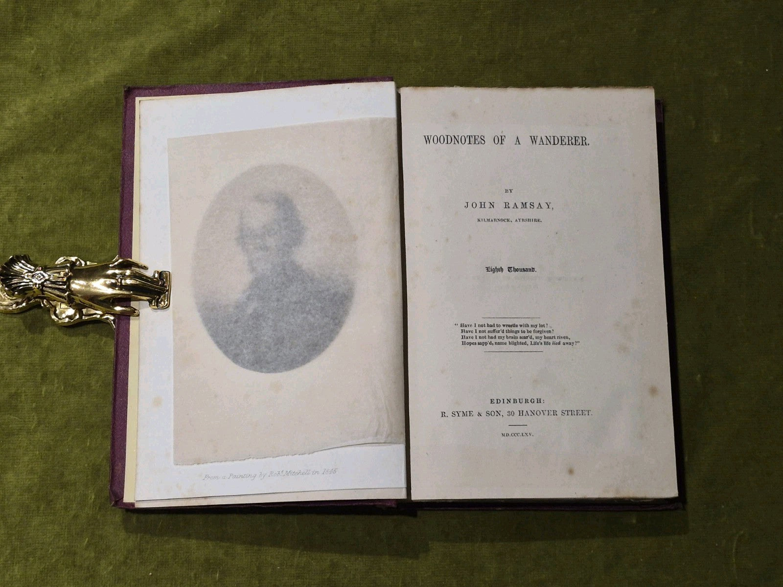 Woodnotes of a Wanderer - John Ramsay - 1865 1st Edition4