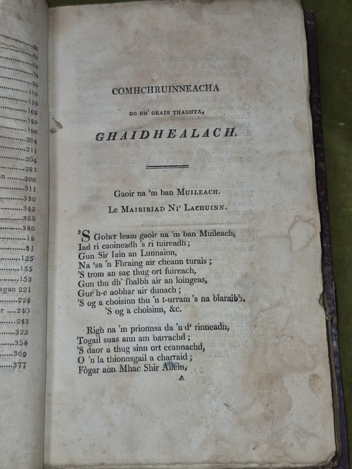 Comhchruinneacha no Dh'Orain Taghta Ghaidhealach 1813 First Patrick Turner10