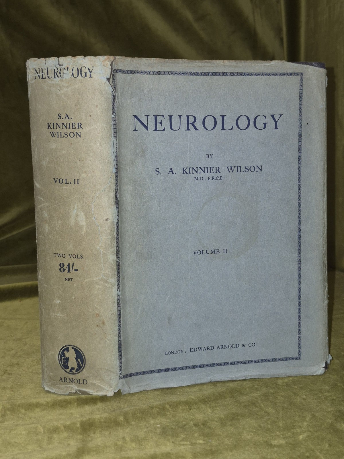 Neurology Kinnier Wilson 1940 Volume 2 Edward Arnold0