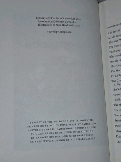 Folio Society, Great Stories Of Crime And Detective Fiction (2002 Second Print)16