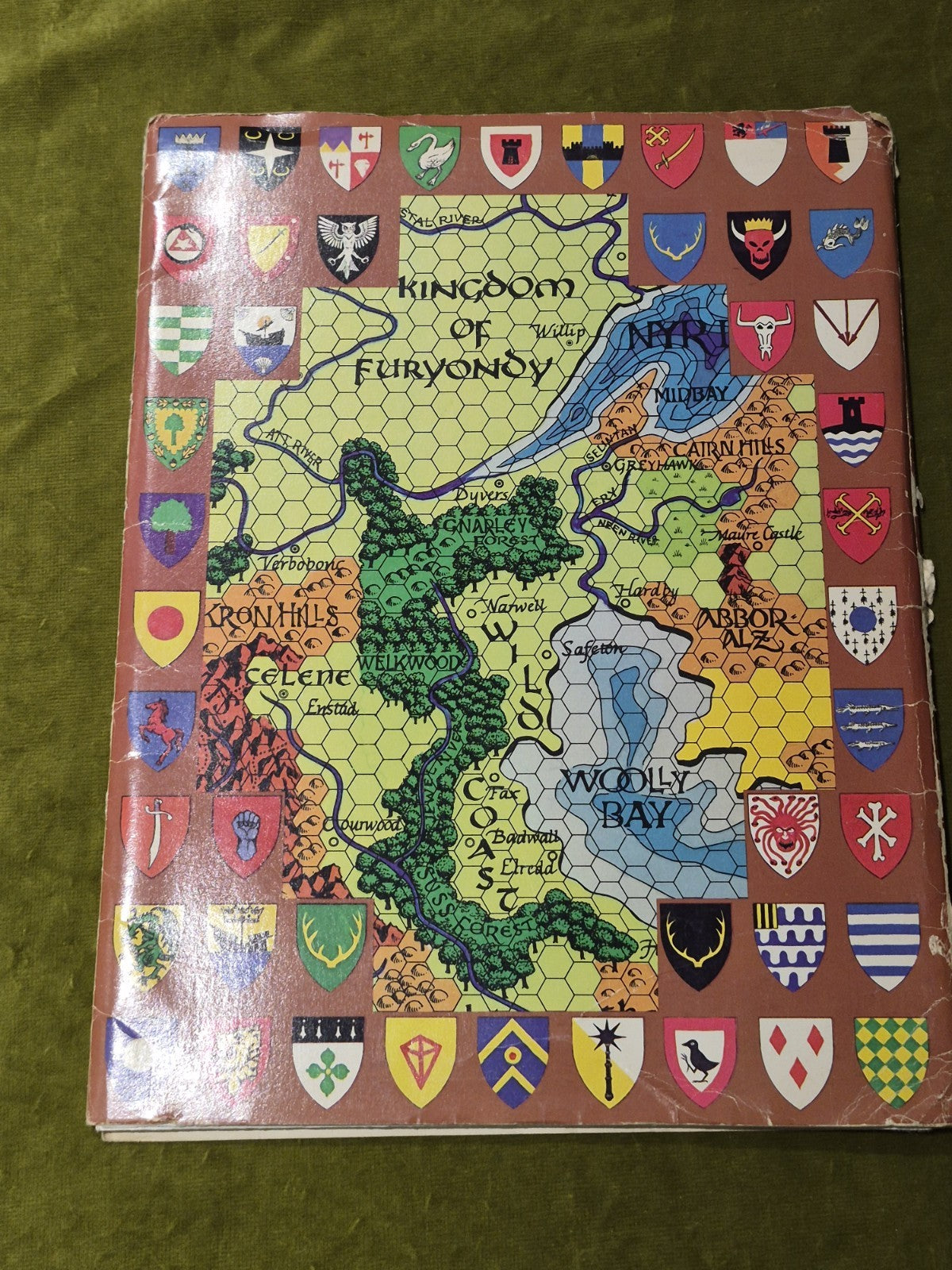 THE WORLD OF GREYHAWK Vintage Advanced Dungeons and Dragons 19801